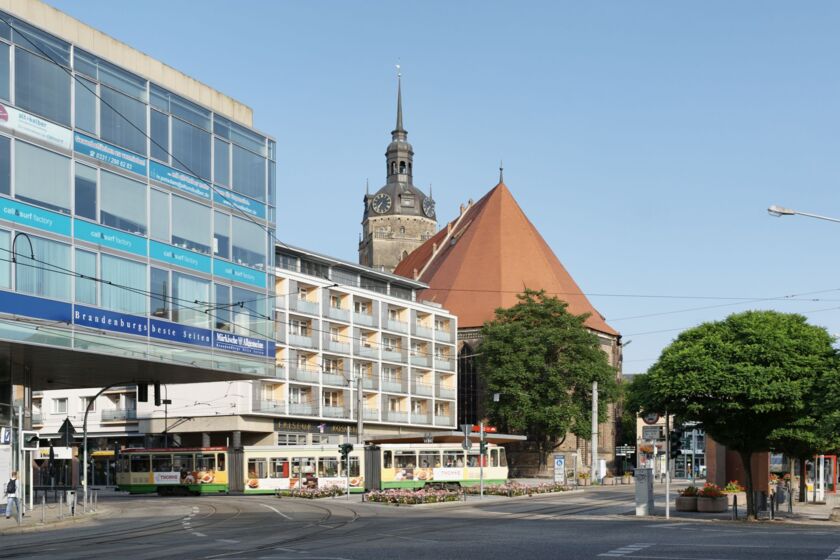 Blick auf die Katharinenkirche in Brandenburg an der Havel © Boettcher