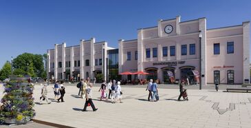Am Hauptbahnhof in Brandenburg an der Havel © Boettcher