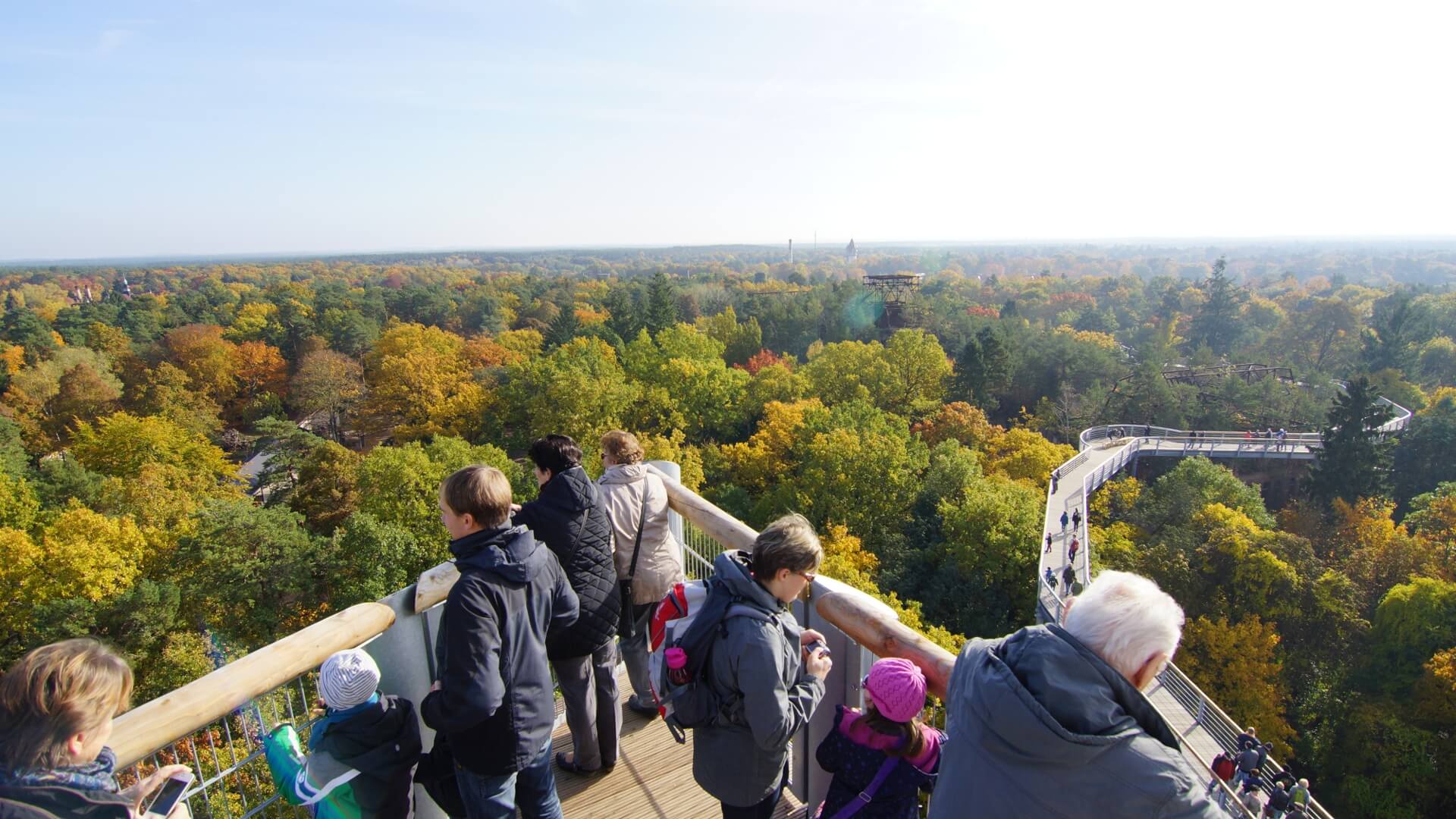 Baumkronenpfad Beelitz Heilstätten, Plattform © Baum und Zeit